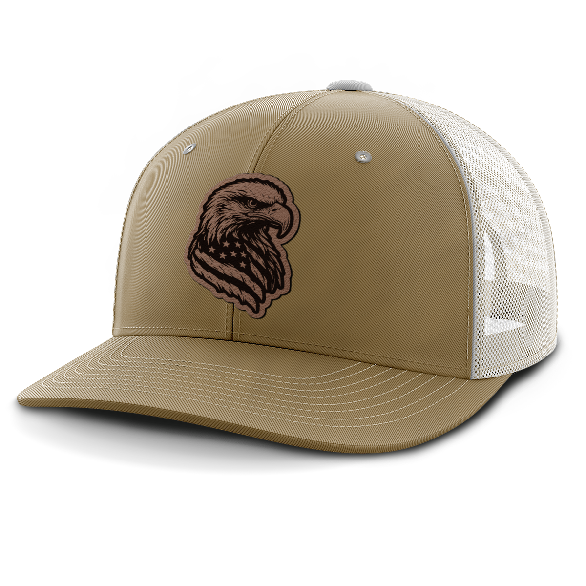 Eagle Flag, Leather Patch Hat