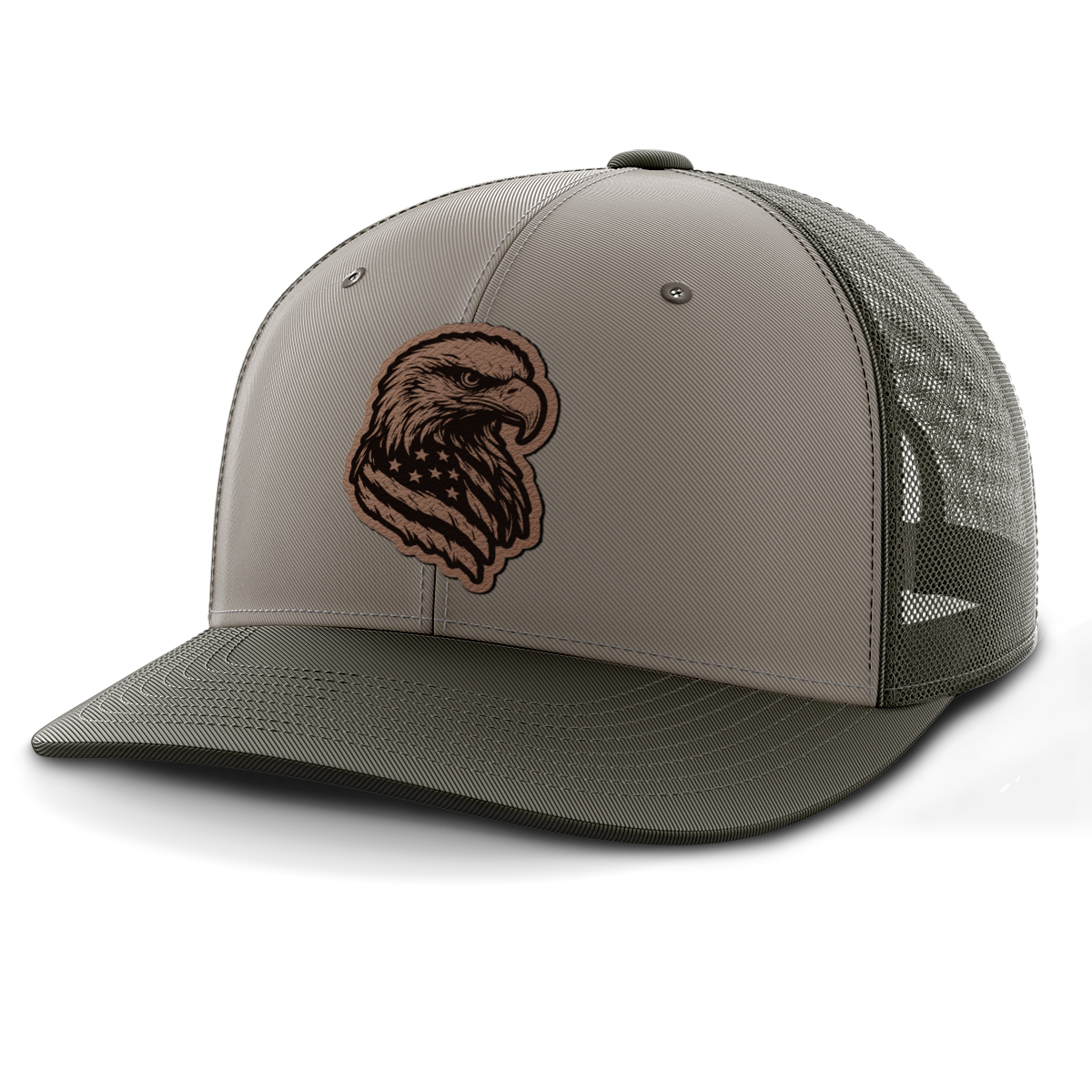 Eagle Flag, Leather Patch Hat