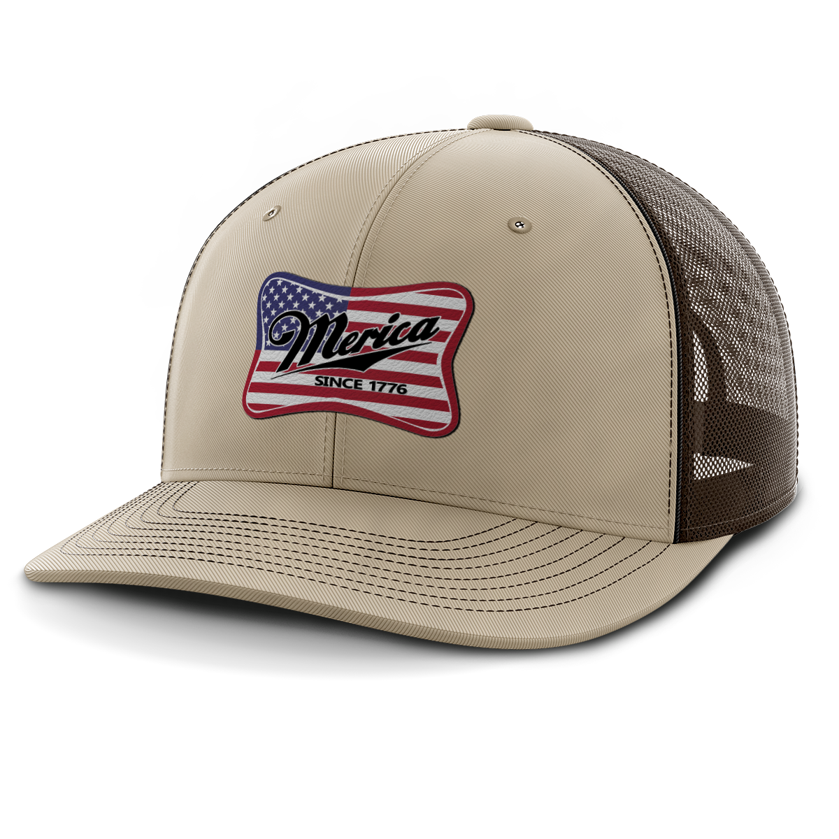 Merica, Leather Patch Hat