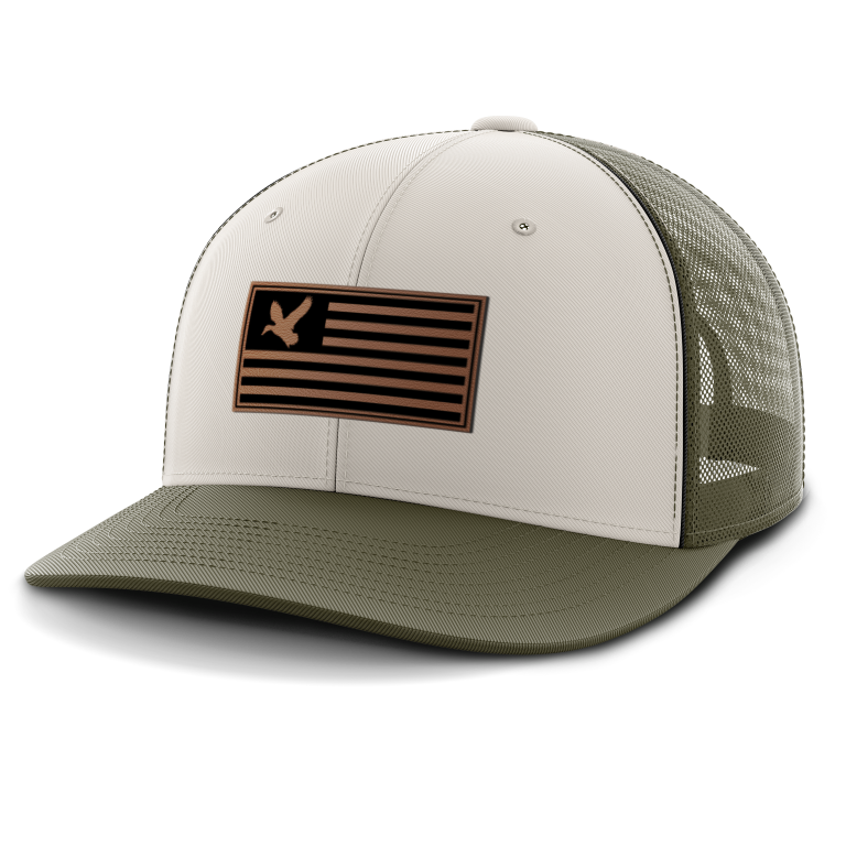 Duck on Flag, Duck Hunting, Hat