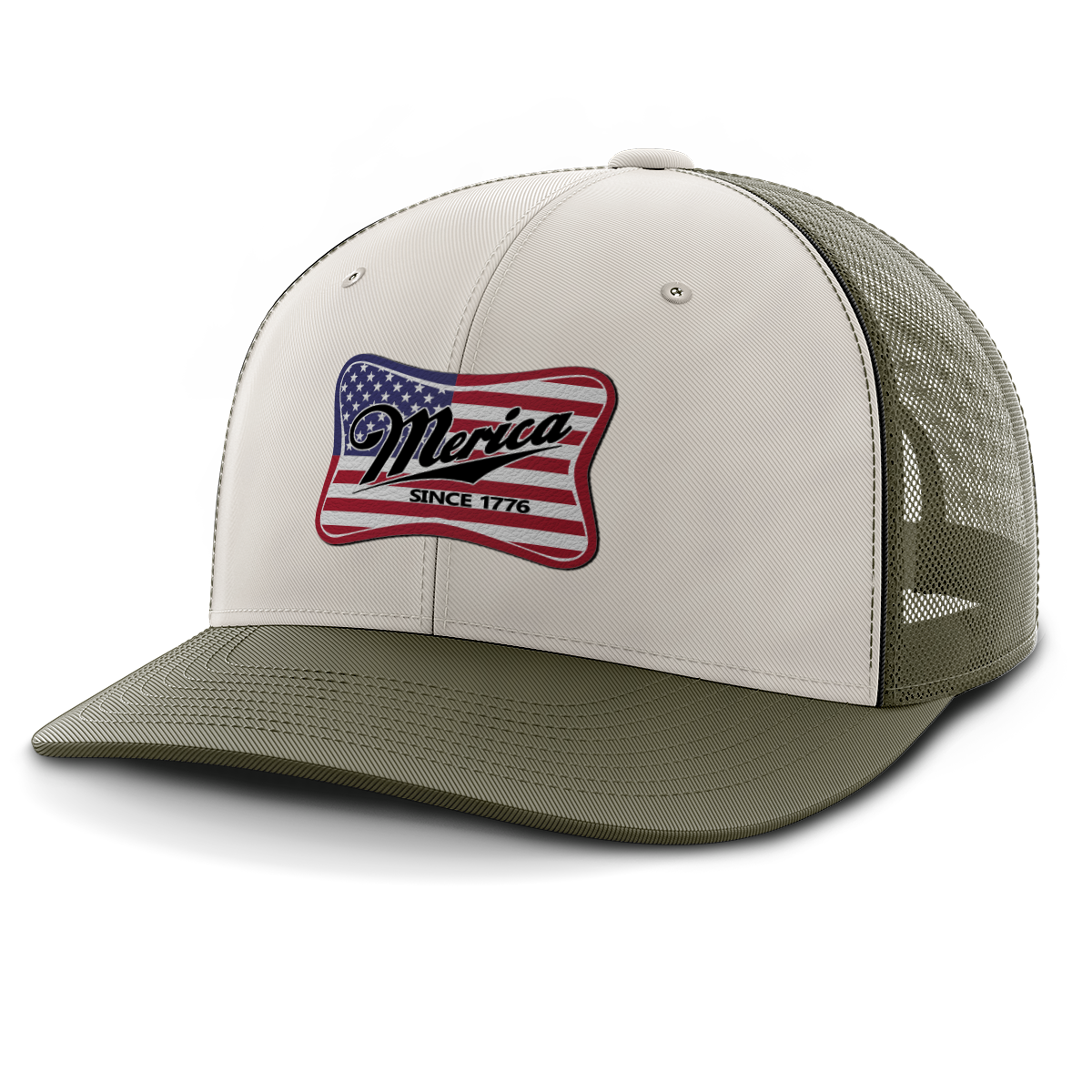 Merica, Leather Patch Hat