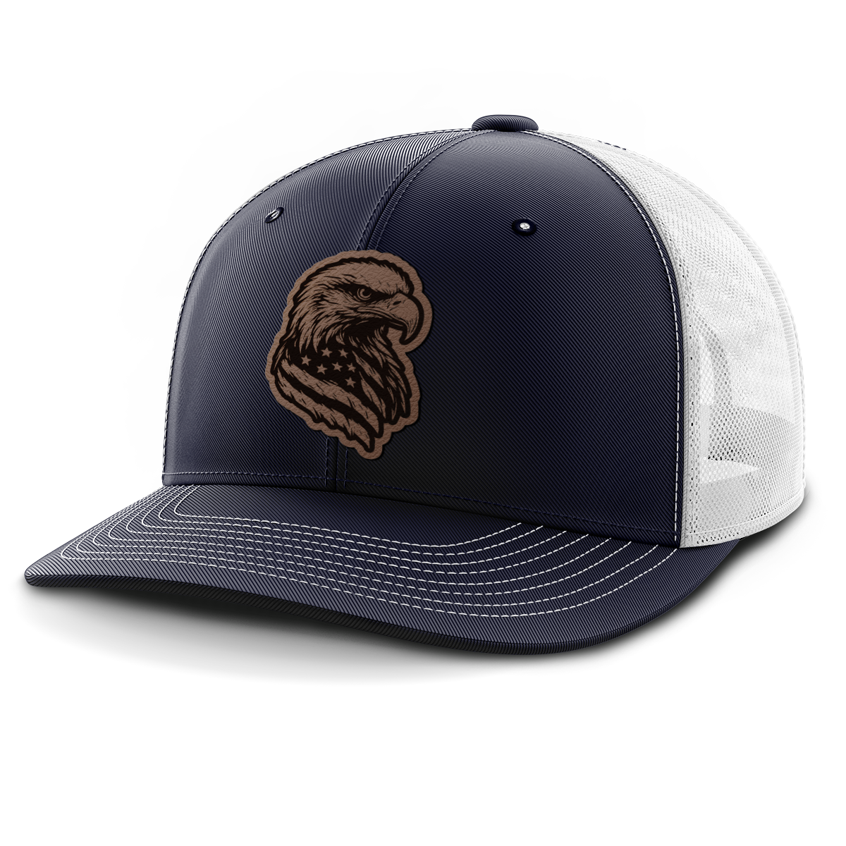Eagle Flag, Leather Patch Hat