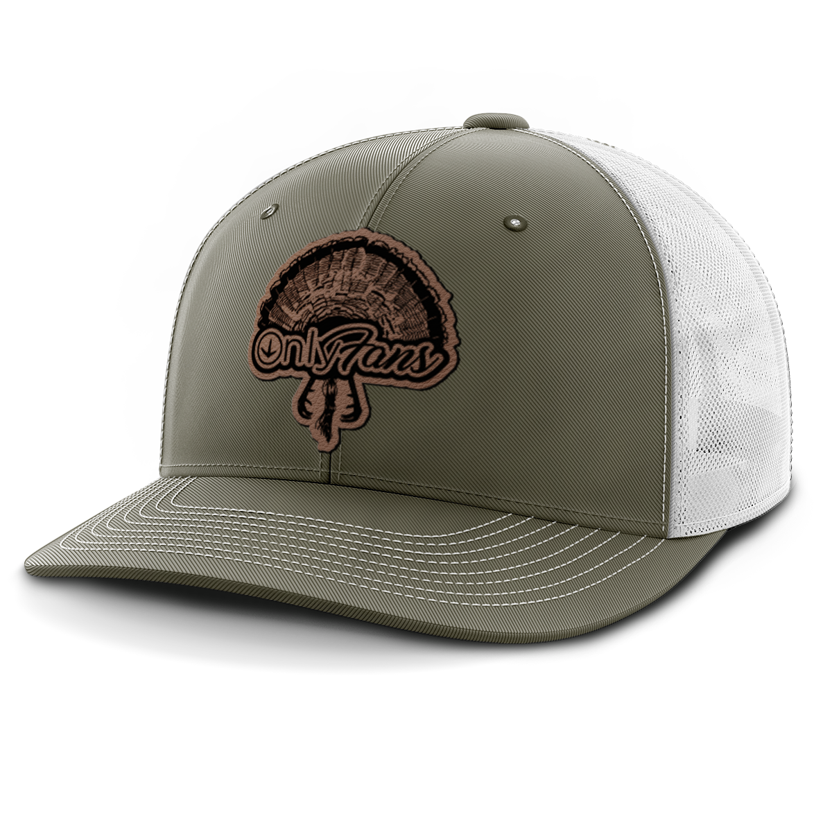 Only Fans, Turkey Hunting, Leather Patch Hat