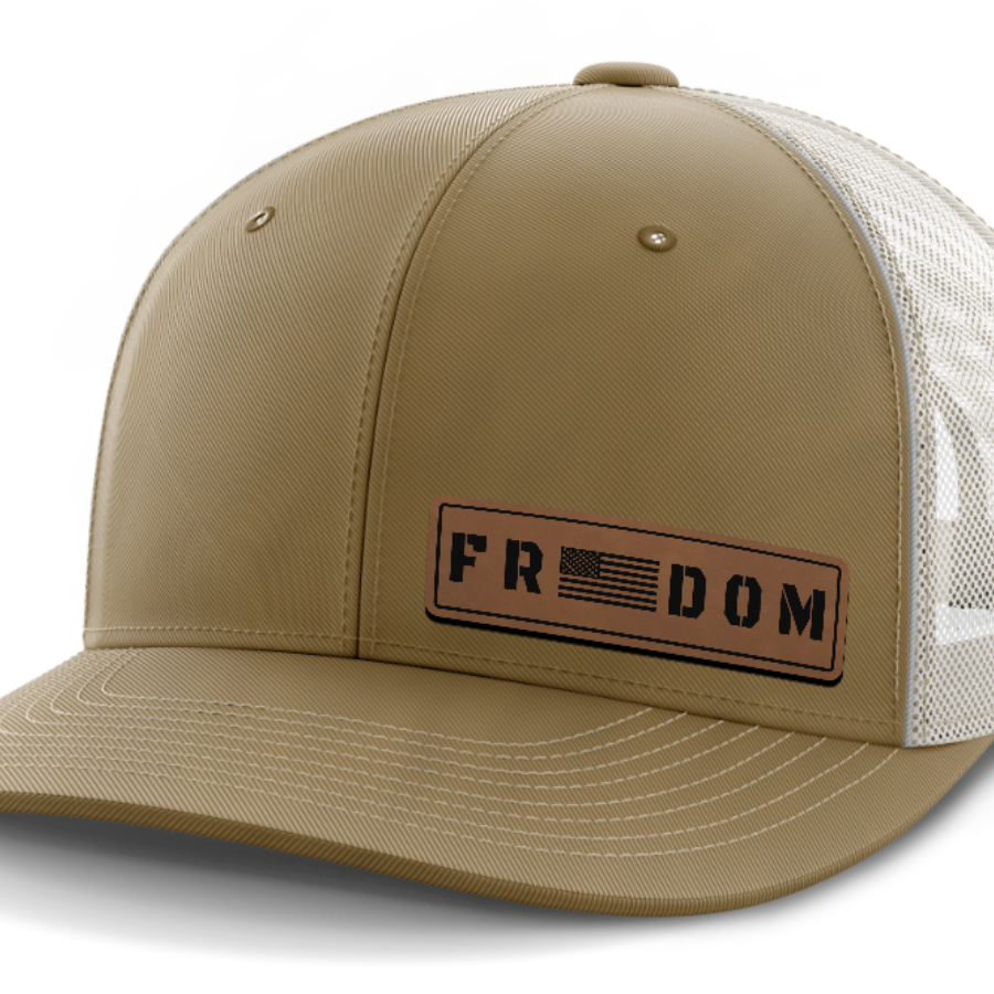 Freedom, Leather Patch Hat — Coyote Brown | Light Khaki