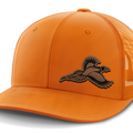Pheasant Hunting, 6-Panel Mid-Profile Snap-Back Hat — Blaze Orange