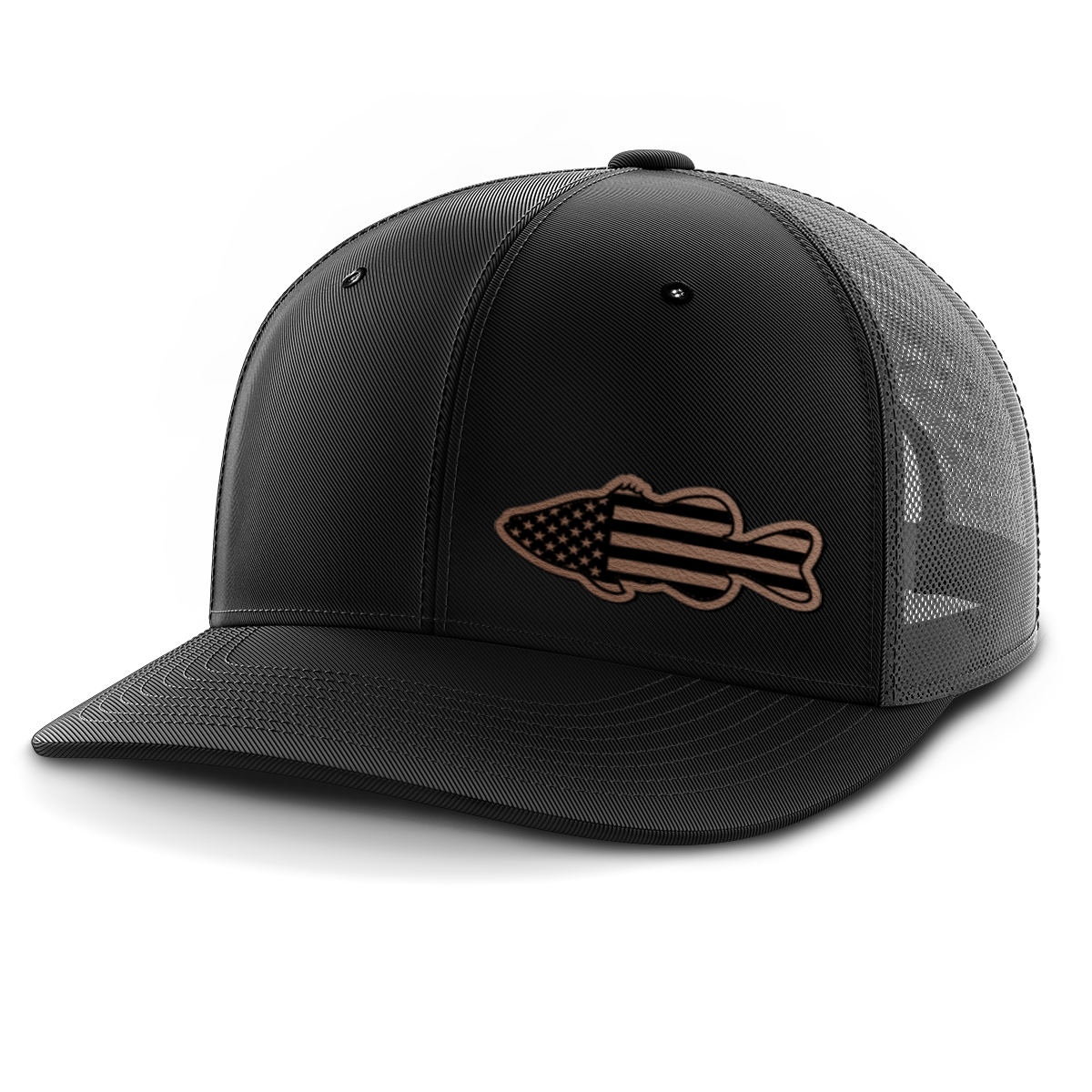 Bass Flag, Leather Patch Hat