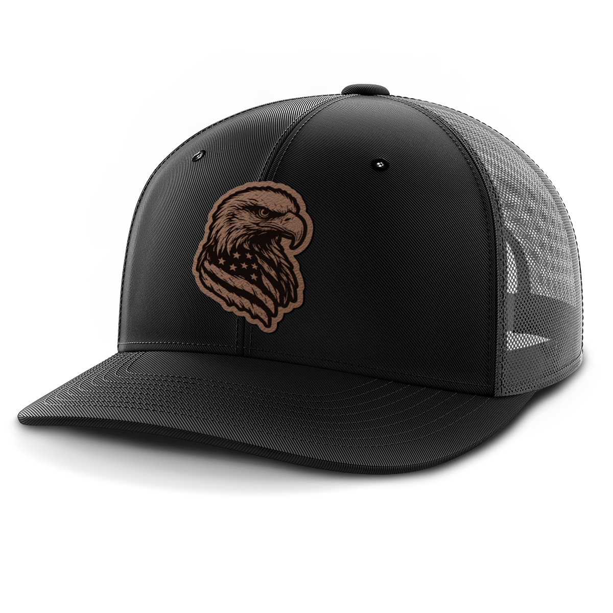 Eagle Flag, Leather Patch Hat