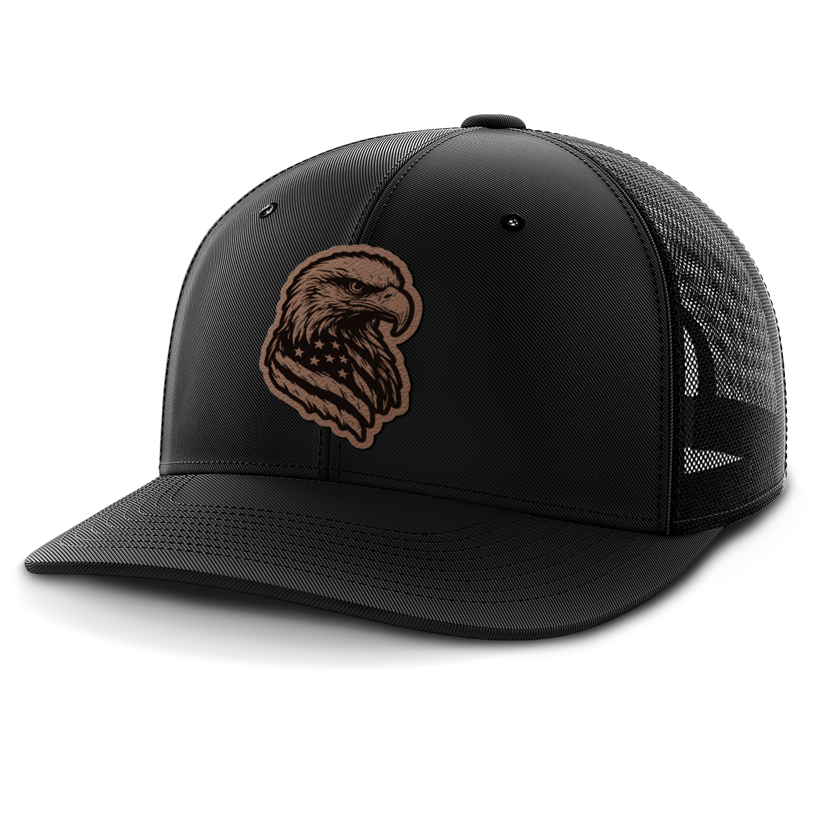 Eagle Flag, Leather Patch Hat