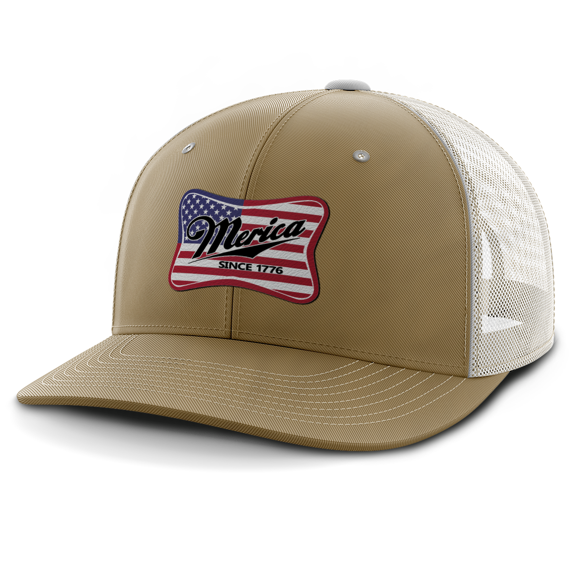 Merica, Leather Patch Hat