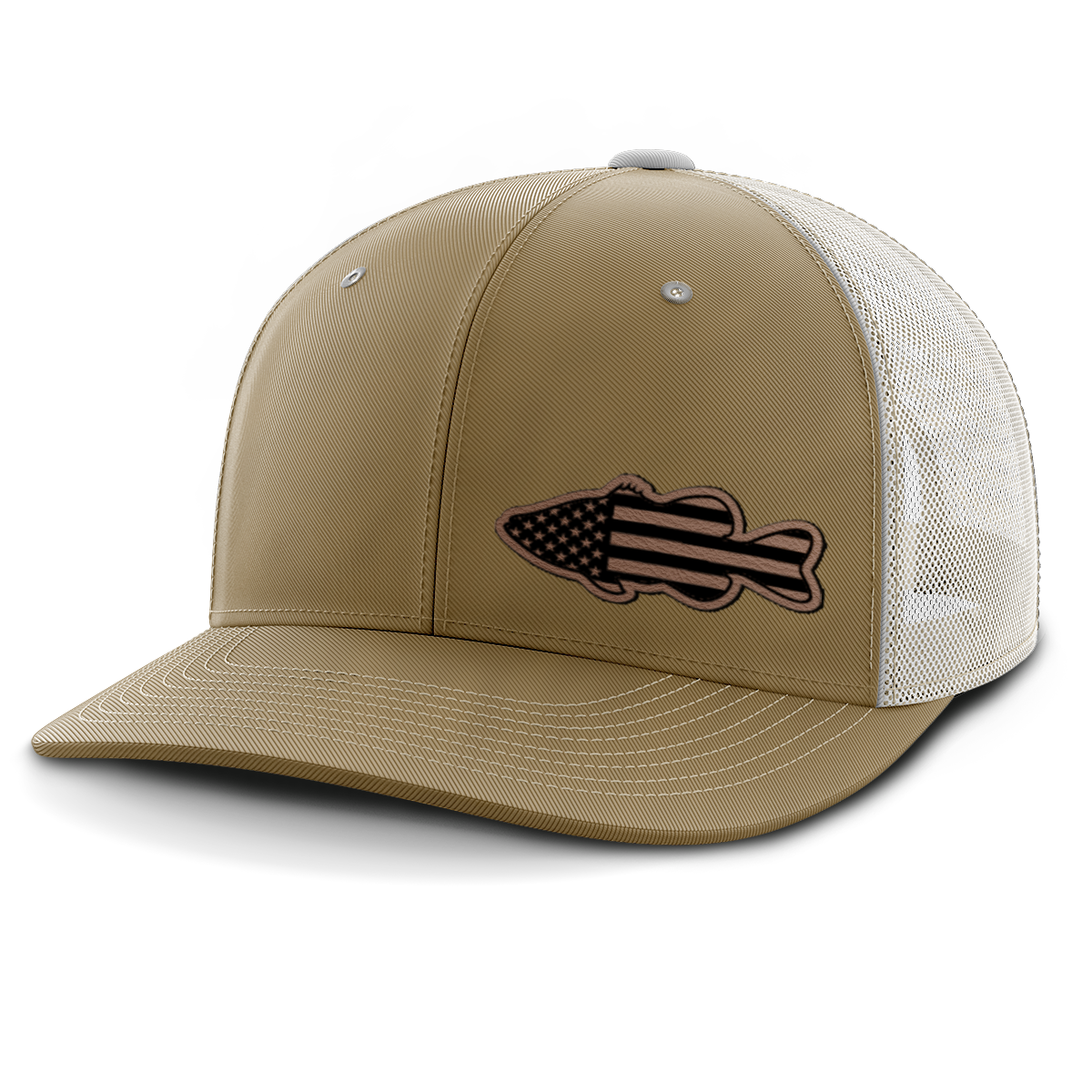 Bass Flag, Leather Patch Hat