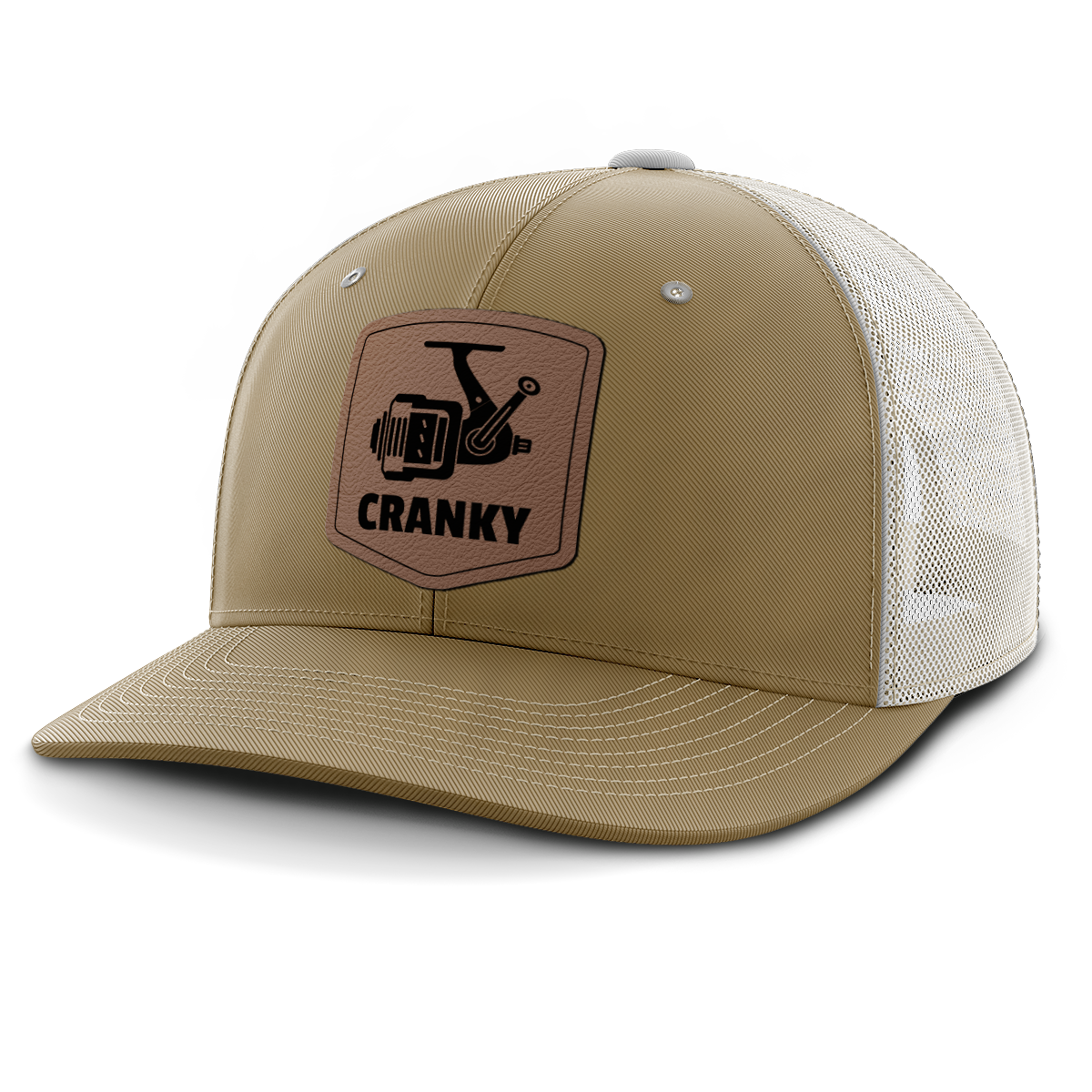 Cranky, Spinner, Leather Patch Hat