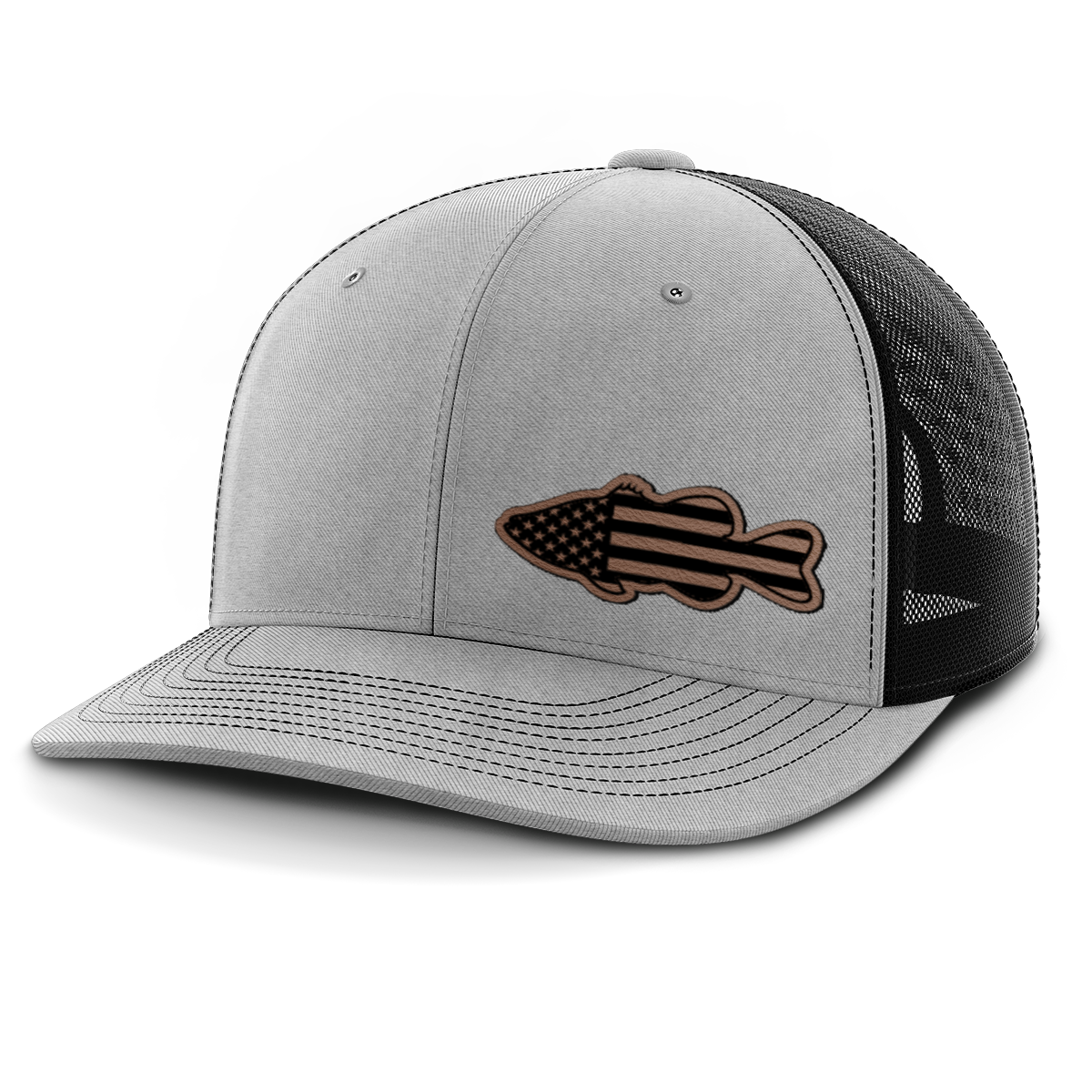 Bass Flag, Leather Patch Hat