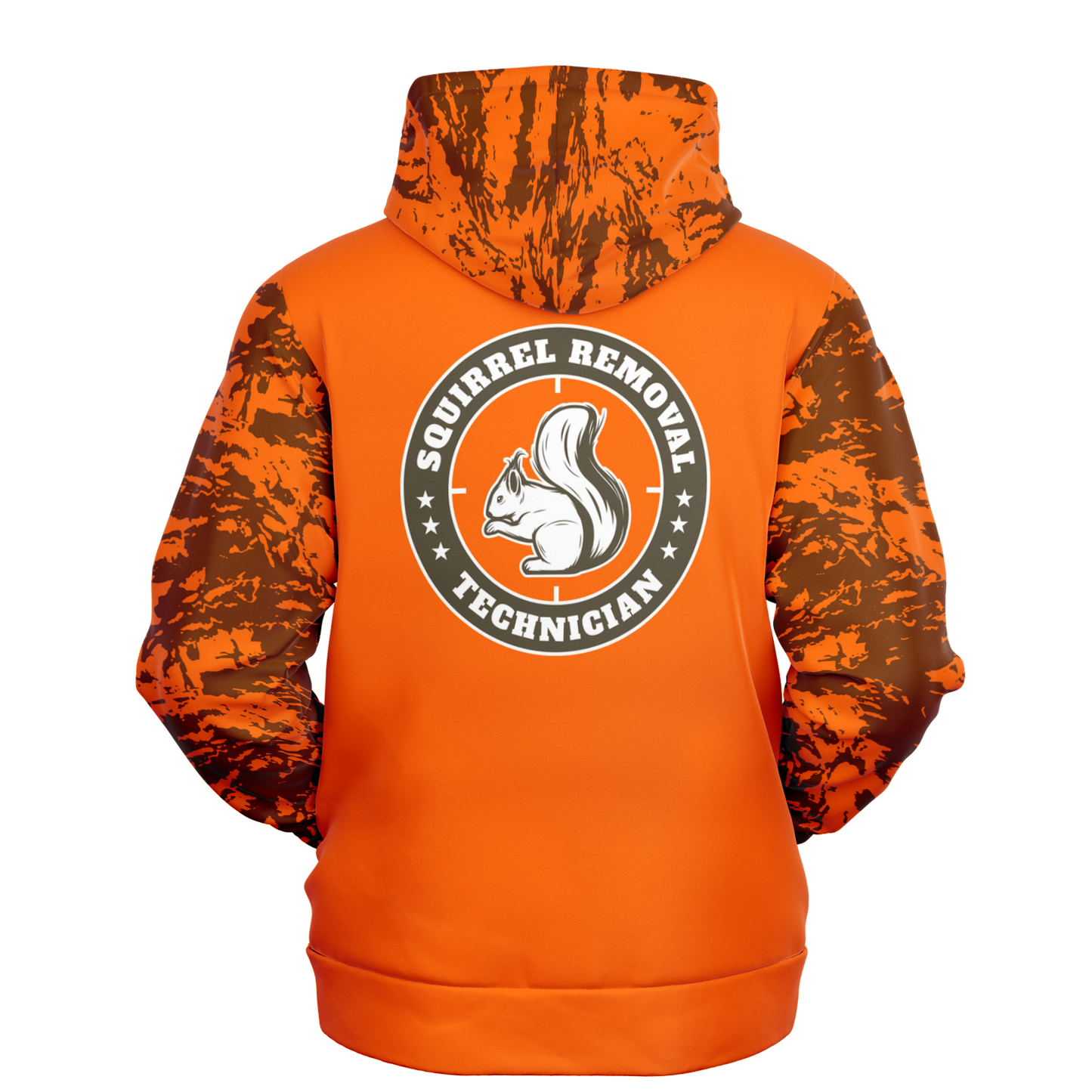 Squirrel Hunting, Chicken of the Tree, MId Weight Pullover Hoodie (Orange)