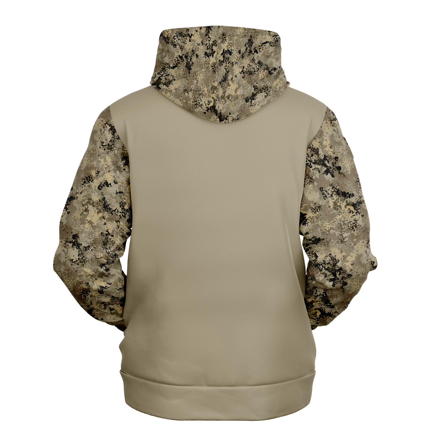 Duck Hunting, Take'Em (Blank Back), Mid Weight Pullover Hoodie (Tan Camo)