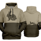 Rabbit Hunting, Butcher Chart, Mid Weight Pullover Hoodie (Tan/Brown)