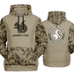 Squirrel Hunting, Chicken of the Tree, MId Weight Pullover Hoodie (Tan Camo)