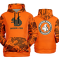 Squirrel Hunting, Chicken of the Tree, MId Weight Pullover Hoodie (Orange)