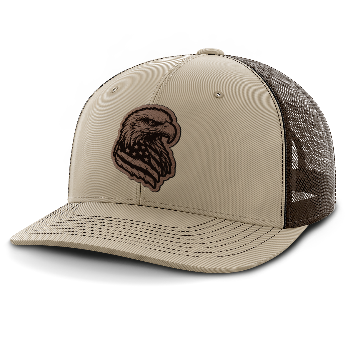 Eagle Flag, Leather Patch Hat