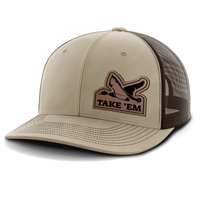 Wood Duck Leather Patch Camo Hat