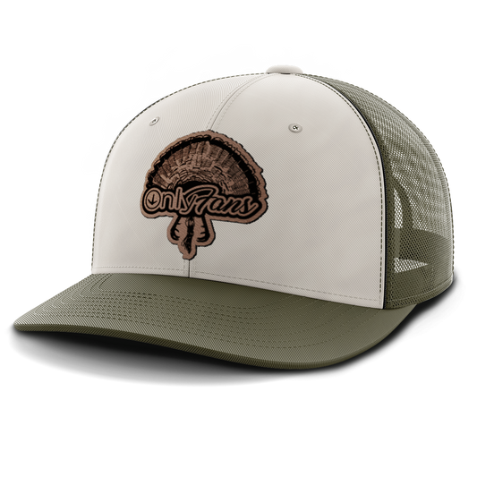 Leather Patch Trucker Hat, Turkey Hunting, Only Fans