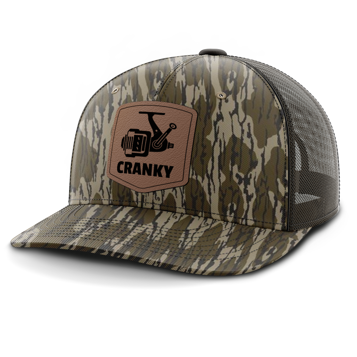 Cranky, Spinner, Leather Patch Hat