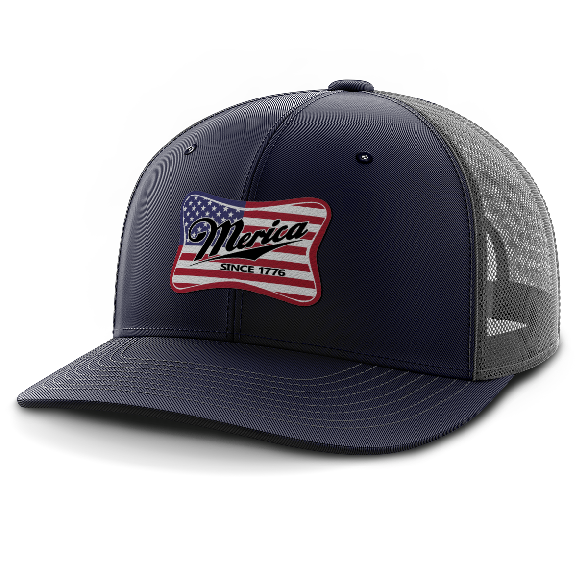 Merica, Leather Patch Hat