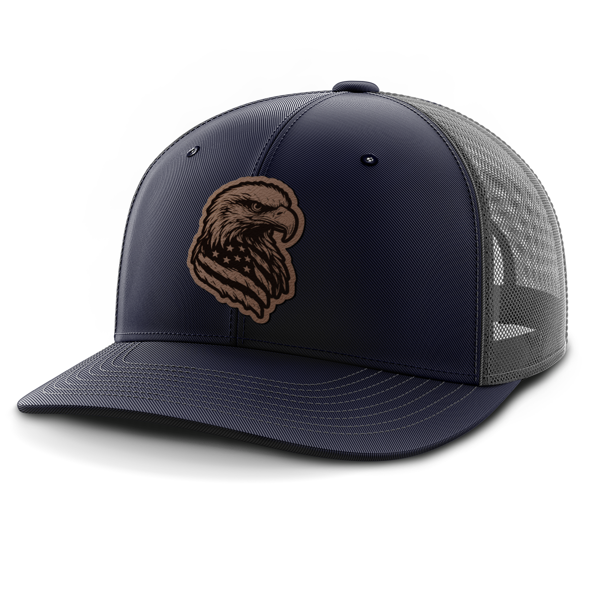 Eagle Flag, Leather Patch Hat