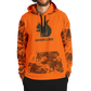 Squirrel Hunting, Chicken of the Tree, MId Weight Pullover Hoodie (Orange)