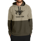 Duck Hunting, Take'Em, Mid Weight Pullover Hoodie (Tan/Brown)