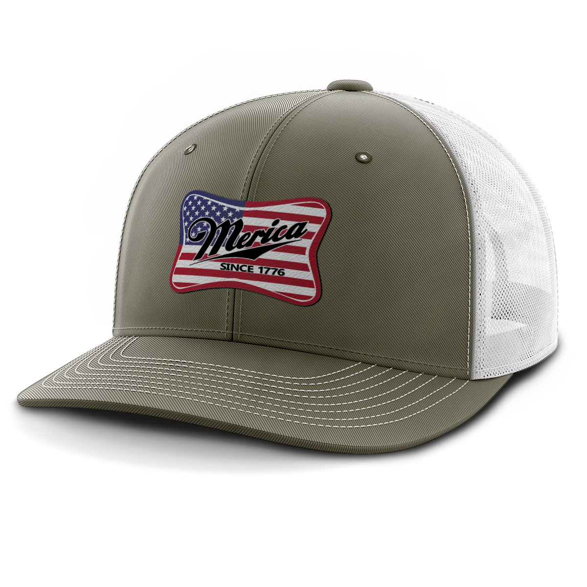 Merica, Leather Patch Hat