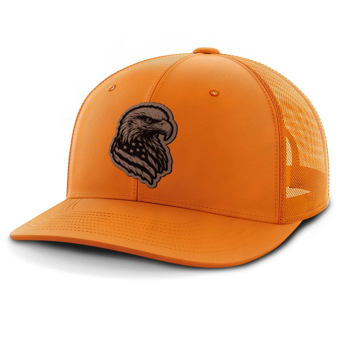 Eagle Flag, Leather Patch Hat