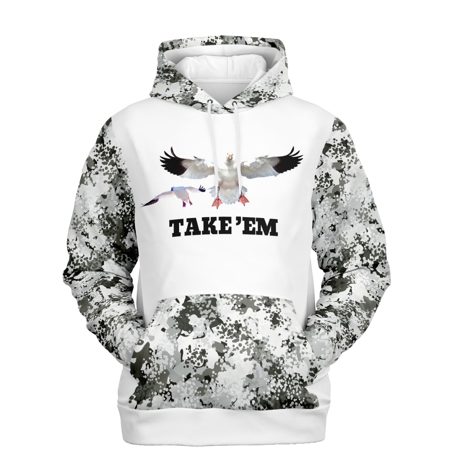 White hunting outlet hoodie